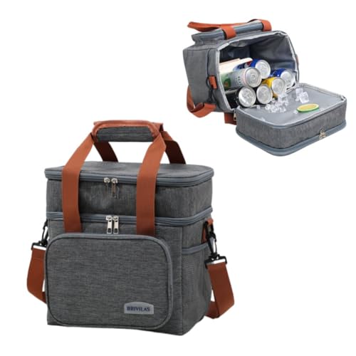 Bolsa Térmica Premium Grande Capacidade para Marmitas e Lanches, Design Unissex, Academia, Trabalho,