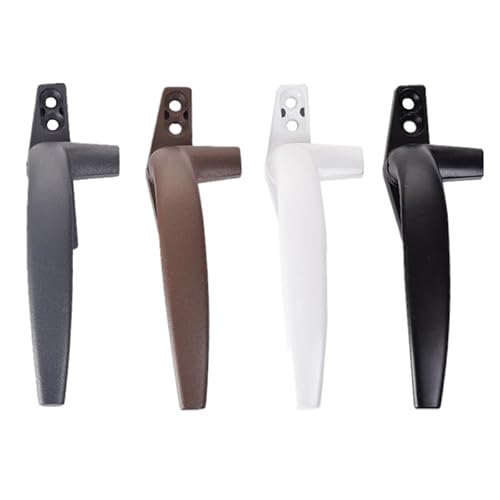 Manilla Ventana Cerradura de puertas de Metal, manijas de ventanas correderas, cerrojo de seguridad ajustable izquierda/derecha for el hogar, baño, sala de estar, accesorios for ventanas, 1 ud. Manill