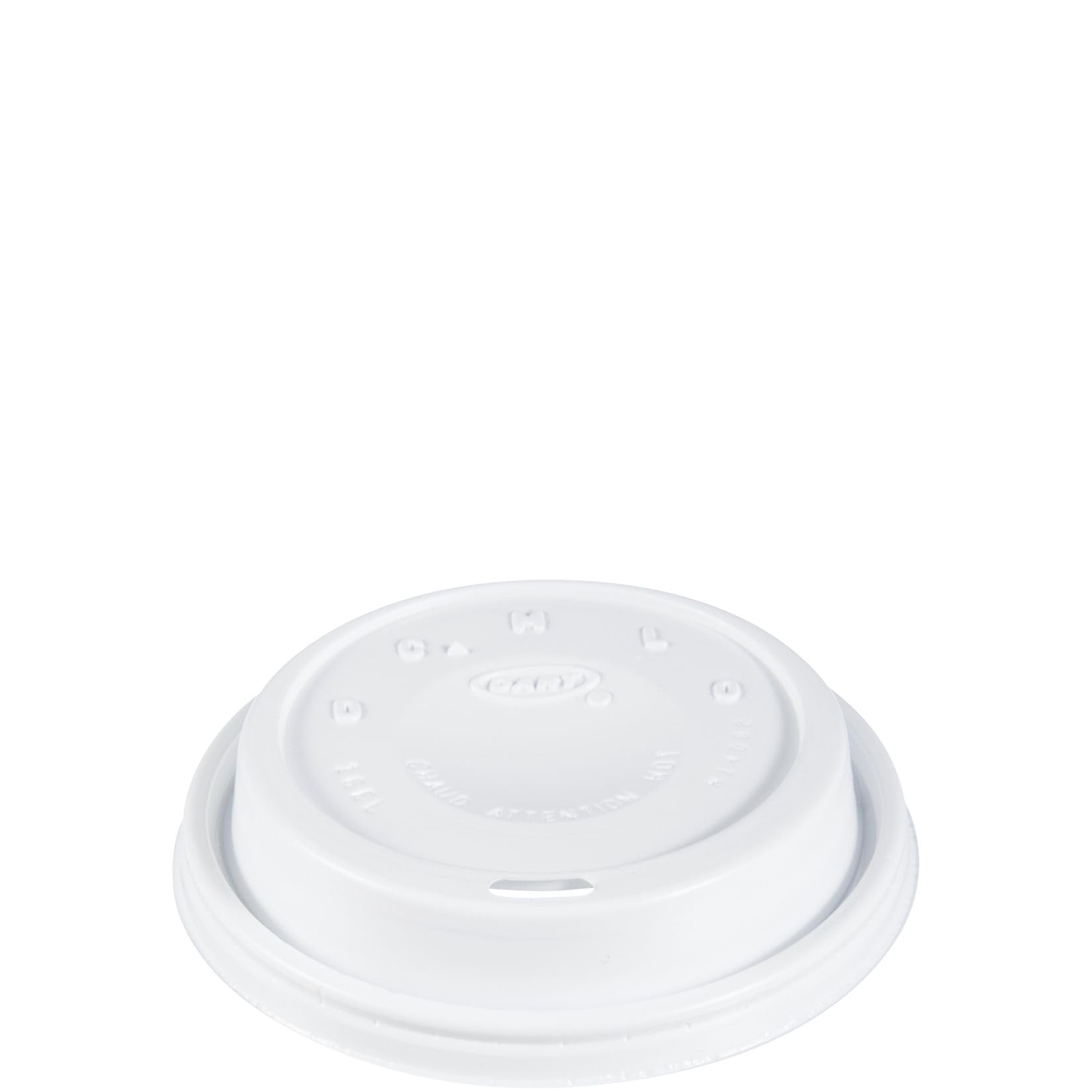 DART 16EL White Cappuccino Plastic Lid Fit For Hot/Cold Foam Cup by SOLO – 16 oz, 24.0 fluid_ounces, Plastic, WHITE, Pack of 1000
