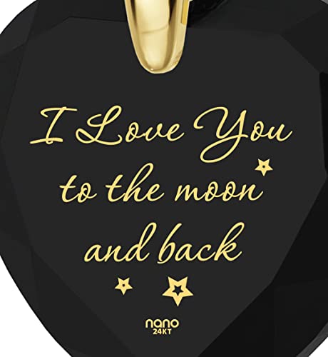 Collar de oro I Love You to the Moon 45cm Collar de oro I Love You to the Moon 45cm