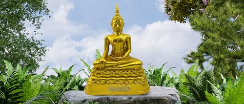 Estatua Buda Dorada de 9 pulgadas para Decoración miniatura 2
