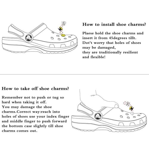Image of Different-shaped PVC Shoe Charms Jibit Jibbits for Clog Croc Decoration Charms mixed unique special charms