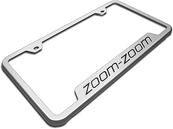 Amazon.com: Mazda Zoom Zoom Stainless Steel License Frame : Automotive Amazon.com: Mazda Zoom Zoom Stainless Steel License Frame : Automotive