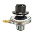 MENSI One Pound Propane Tank Low Pressure Adjustable Gas Regulator with 1/4" Barb Hose Connection (Outlet 1/4" Barb=6.35MM)
