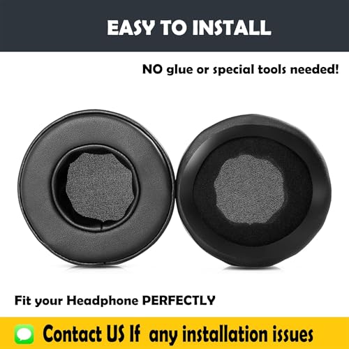 Almohadillas de repuesto HFI-450 para audífonos Ultrasone HFI-450 con cuero proteínico y espuma viscoelástica miniatura 4