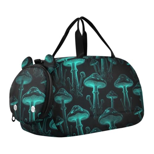 Bolsa de lona de hongos para niñas y niños ideal para fiestas de pijamas