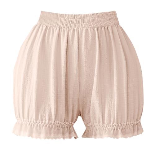 Ruffled Pumpkin Bloomers Shorts for Workout Athletic Lolita Bloomers Victorian Kawaii Short Pants for Casual Wear2