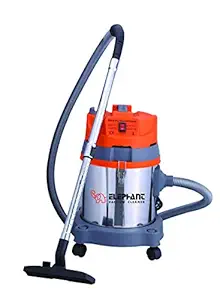 Elephant 20L Wet and Dry Industrial Vacuum Cleaner 20 Litre 1500W with Blower includes High Suction Power Stainless Steel