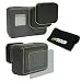 Wasabi Power Tempered Glass Screen Protector (x2), Lens Cap (x2) and MicroFiber Cloth for GoPro HERO5, HERO6 Black