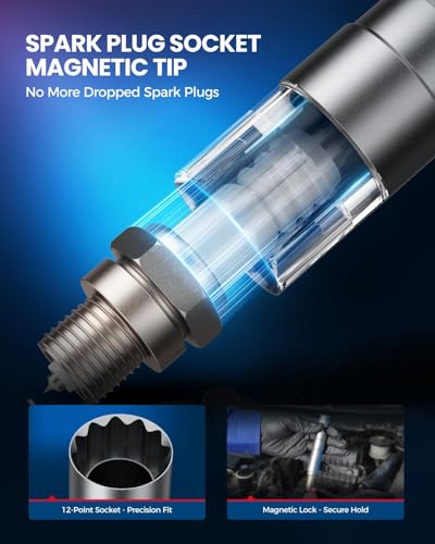 Image of KAX Ignition Coils & Spark Plugs Set Fit for Ford F-150 2018-2020 5.0L | (w /tool) Mustang 2020, 2023 5.0L UF835 94862