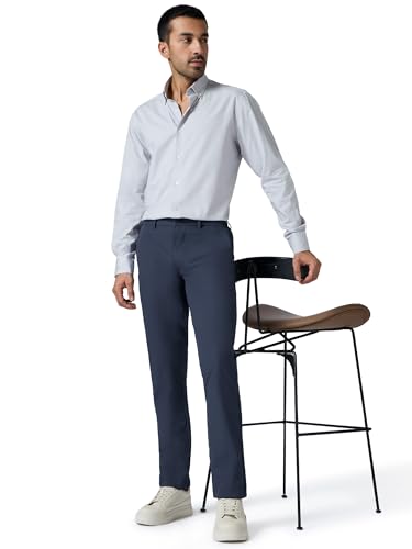 Image of XYXX Men Soft Stretch All Day Quick Dry Slim Fit Casual Pants