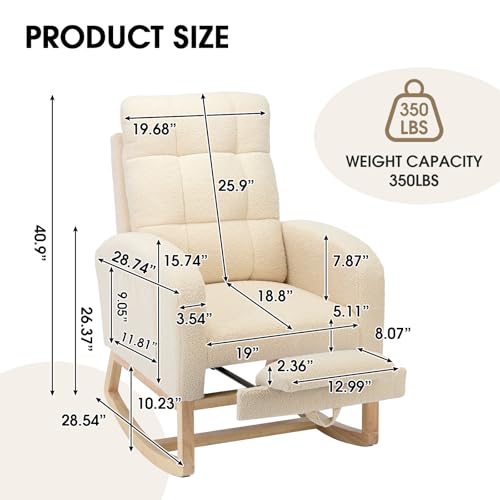 La Mejor Lista de Mecedora Reclinable los 5 más buscados. 27 Imagen adicional