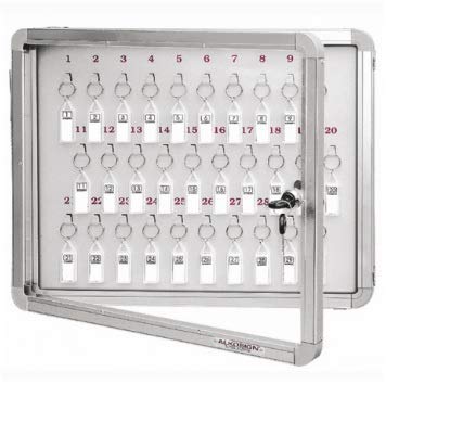 ALKOSIGN Standard Acrylic Cover Key CABINETS 30 Keys -AKB 30 - (410mm X 500mm) - (Pack of 3)-picture-19