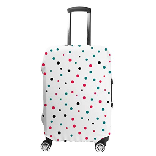 Housses de voyage à pois multicolores lavables et extensibles