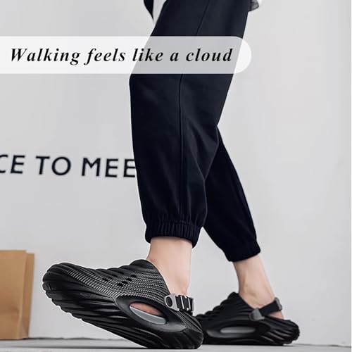 Breathable Slip-On Sandals for Men, EVA Platform Beach Slippers, Non-Slip, Lightweight, Comfortable Foot Feel4