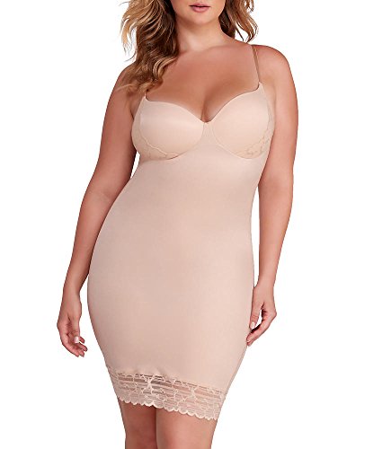 Spanx Luxe & Leanファームコントロールレーススリッププラスサイズ