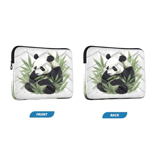 Funda para portátil con diseño panda para laptops de 13 a 14 pulgadas miniatura 2