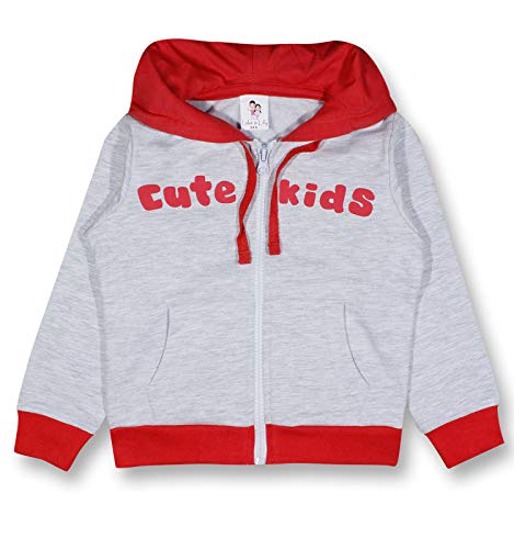 Image of Luke and Lilly Kids Hooded Sweater for Winter wear with Cotton Fabric
