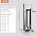 VEVOR Manual Sausage Stuffer, 7 L / 15 LBS Vertical Sausage Machine, Dual-Speed Meat Stuffer, Made of Food-Grade 304 Stainless Steel, Includes 5 Stuffing Tubes, for Home Kitchen Restaurant Commercial
