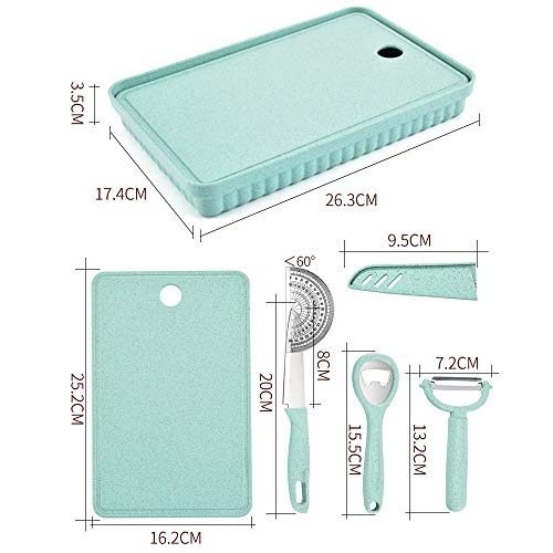 Kitchen Knife Set,Autoor Multifunction Kitchen Tool Set Including Five sets