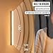 Aboiled Rechargeable Motion LED Lights - Magnetic Installation Warm Light for Closet, Kitchen, and Stairs