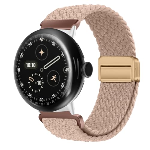 [KeeFos] �o���h Google Pixel Watch 4 45mm 2025/Google Pixel Watch 3 45mm �Ή� �����o���h �i�C���� �ґg �X�g���b�v ���C�o�b�N���t�� �}�O�l�b�g���o�b�N�� �ւ��x���g �ʋC�� �L�k�� �X