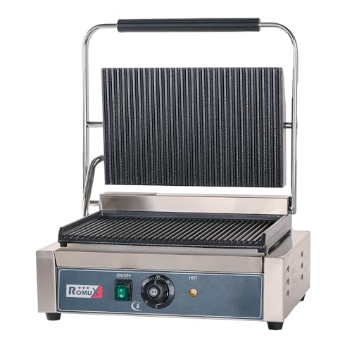 Romux Edelstahl Kontaktgrill 43 cm