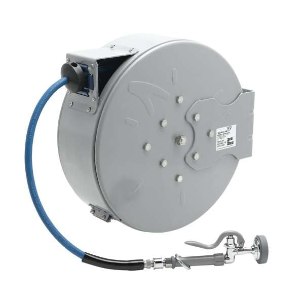 T&S Brass B-7242-C01M Enclosed Coated Reel with B-0107, 3/8" x 50'