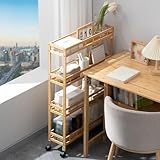 Construction robuste en bois massif : ce chariot en bois massif est conçu pour supporter des livres lourds, des appareils de cuisine ou des fournitures d'artisanat avec stabilité. Sa construction robuste assure une durabilité pour une utilisation quotidienne. Idéal pour la maison, il offre un grand espace de rangement tout en améliorant votre décoration. Profitez d'un ajout polyvalent à votre salon, cuisine ou espace de travail.