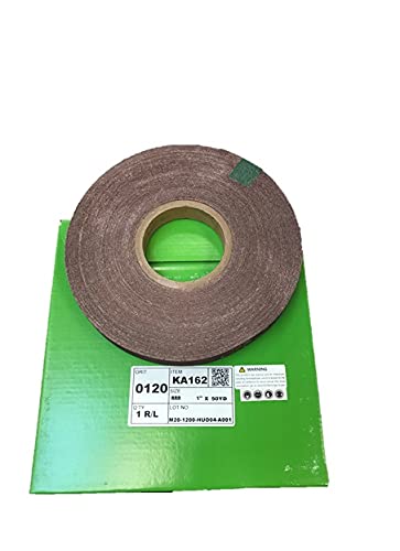 Miniatura 21 de Rollo de lijado de 1" x 50YD, A/O, J-wt respaldo de tela de algodón (P80)