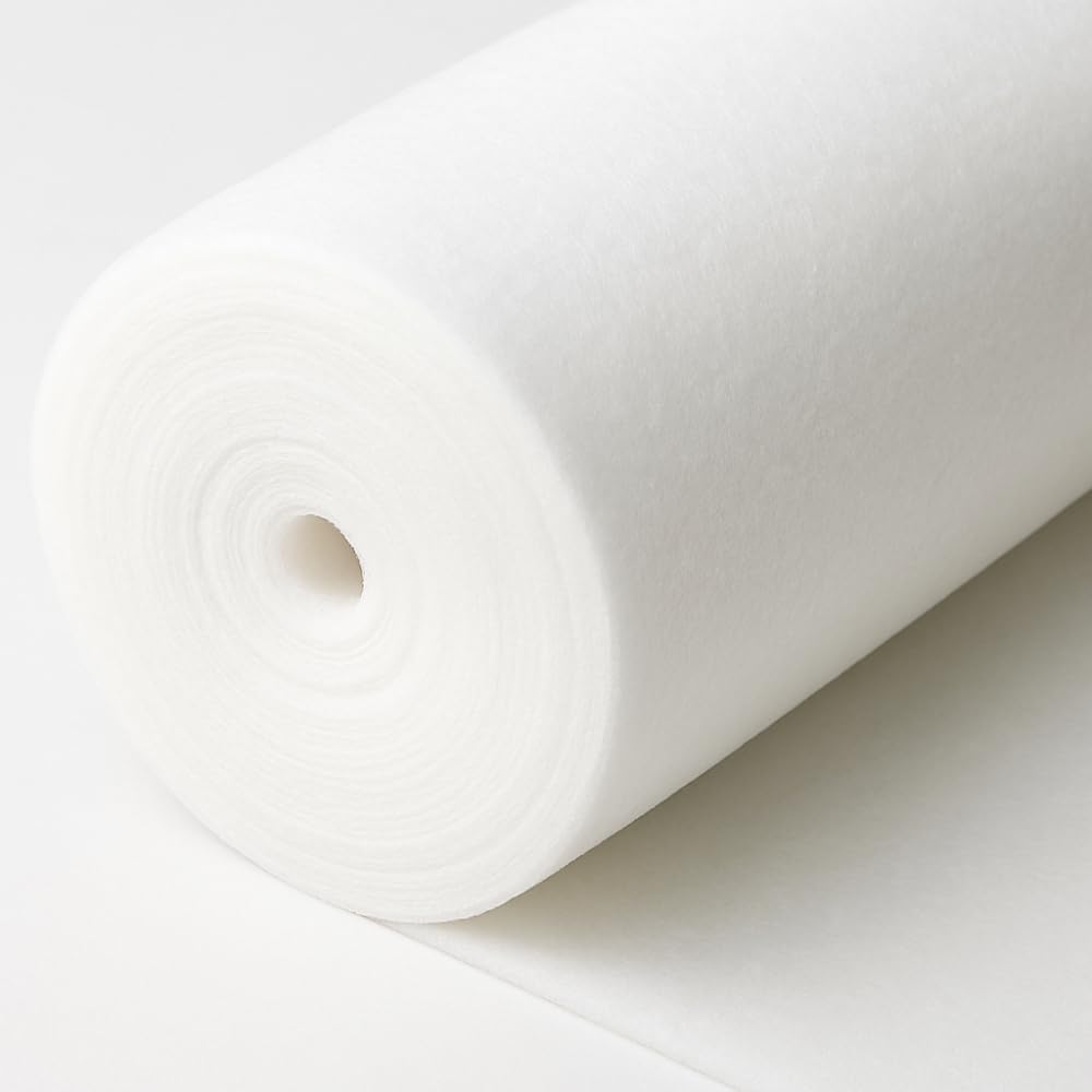 Mhg Living 270Gsm/8Oz - 27" Wide Premium Wadding Roll For Quilting, Crafts, Upholstery & Sewing – Hypoallergenic Recycled Polyester – Soft, Durable, Washable – Multi-Use Padding (, 1 Metre)