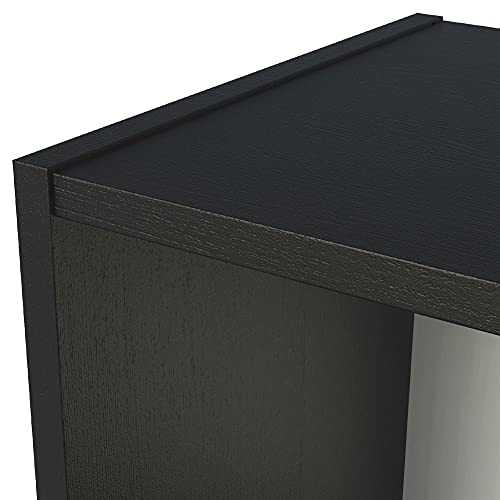 Estante Livreiro Madesa 6907 com 3 Nichos - Preto