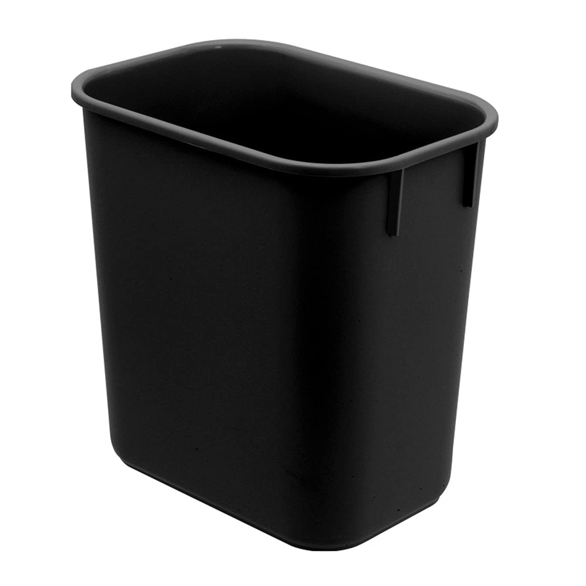 Acrimet Papierkorb, Schreibtisch-Mülleimer, 3,25 Gallonen / 13 Quart / 12 Liter (Kunststoff) (Farbe Schwarz) (4er-Set)