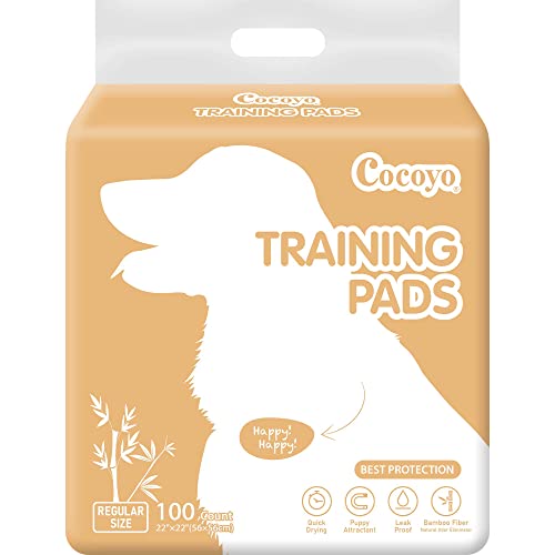 COCOYO Earth Friendly Bamboo Training Pads | Eco Friendly Puppy Pads for All Dogs | 100 Super...