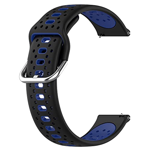 Bracciale compatibile con cinturino silicone 20 mm comodo per luso quotidiano per orologio di ricambio per donna uomo