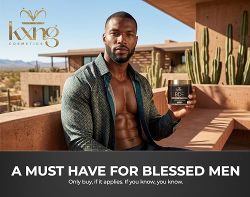 Image of KXNG Cosmetics Organic Shea Body Butter - 4oz | Luxury Body Cream for Women & Men with Shea, Cocoa, Mango & Coconut Oil | Deep Moisturizing Care for Hands, Feet & All Skin Types - BDE