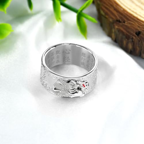 Image of Feng Shui PiXiu Mantra Ring - Lucky Wealth Jewelry
