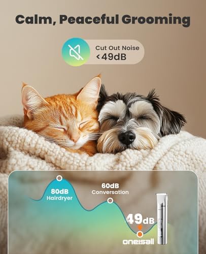 4 in 1 Dog Grooming Kit with LCD Display, Dog Hair