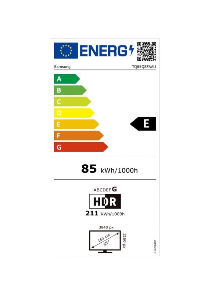Samsung TV 65 Pulgadas QLED Q8F 4K Smart TV con Vision AI, 100% Volumen de Color con Quantum Dot, el auténtico Quantum Dot y Motion Xcelerator