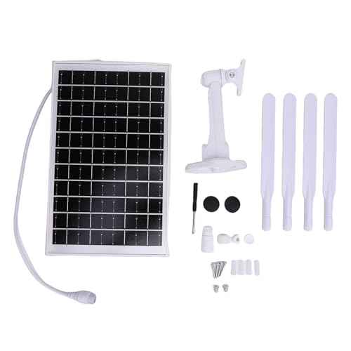 Mumusuki Enrutador Módem 4G LTE con Energía Solar, 7 Días de Energía Solar IP66 Agua a Prueba de Agua, Extensor WiFi y Módem 300Mbps 18000 MAh Batería de 150 M Rango para Campamento Al Aire (Antenas