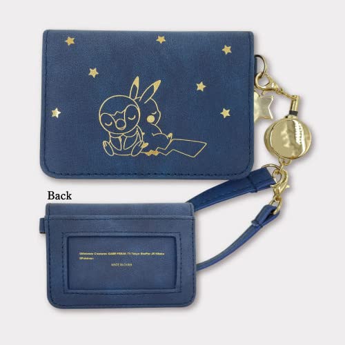 マリモクラフト ポケットモンスター すやすやシリーズ パスケース ネイビー W10×H7×D1cm PKM-696