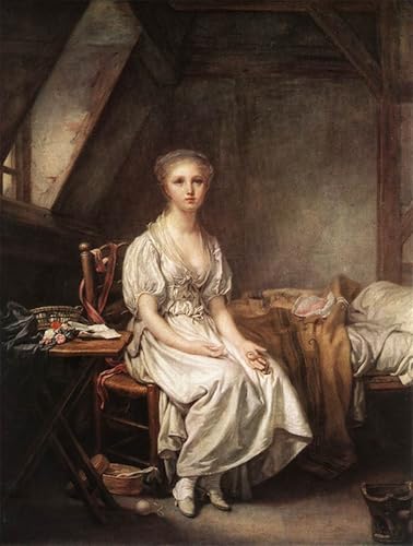 Toile Jean Baptiste Greuze la plainte de la montre pour habiller mur vide