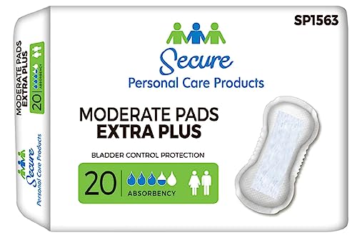 Secure - SP1563 - Bladder Control Pad TotalDry 13.75 Inch Length Moderate Absorbency Polymer Female Disposable
