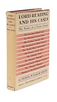 Hardcover Lord Reading and His Cases [Unknown] Book