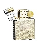 ZORRO Z902 Inner Tank Kerosene Lighter – Genuine Officer Design, Creative Build with Gen II Universal Movement, Premium Collectible Z736-20 Gold