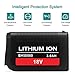 ADVTRONICS 18V 4500mAh BH50000 Replacement Battery Compatible with Hoover Linx 18 Volt Battery for Hoover BH50000 BH50010 BH50020 BH50015 302723001 Hoover Lithium-ion 18V Battery