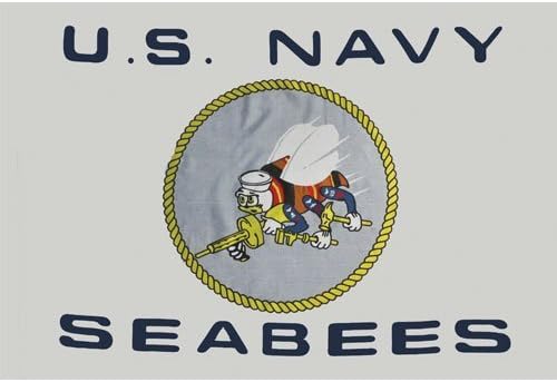 3' x 5' Flags Navy Seabees by FLAG DISTRIBUTOR