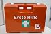 Produktbild Erste-Hilfe-Koffer für Betriebe DIN 13157 PREMIUM LÜLLMANN Verbandkasten + Wandhalter orange 620139D