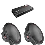 MTX 7515-44 15' 750-Watt RMS Dual 4Ω Car Audio Subwoofer (2), and MTX JH15001 Jackhammer Series 1650W x 1 @ 1-Ohm Class D Mono Block Amplifier