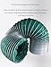 Flexible Air Ducting Hose 500cm, Flame Retardant Vent Pipe for HVAC, Exhaust Ductwork, Lightweight & Durable Air Ventilation Duct Hose, Ideal for Home & Industrial Use